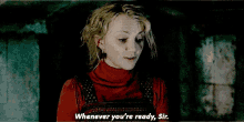 Whenever You'Re Ready GIF - Whenever Whenever Youre Ready Luna Lovegood GIFs