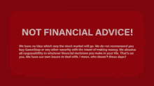 Nfa Not Financial Advice GIF - Nfa Not Financial Advice Nfa Not Financial Advice GIFs