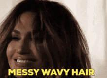 Messy Wavy Hair Indique Hair GIF - Messy Wavy Hair Indique Hair Celebrity Hairstyle GIFs