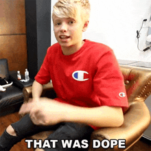 That Was Dope Carson Lueders GIF - That Was Dope Carson Lueders That Was Awesome GIFs