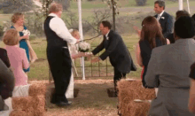 You May Now Kiss The Bride GIF - The Office Dwight Angela GIFs