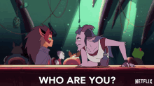 Who Are You Horned Goon GIF - Who Are You Horned Goon Catra GIFs