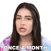 Once A Month Marissa Rachel Sticker - Once A Month Marissa Rachel Every Month Stickers