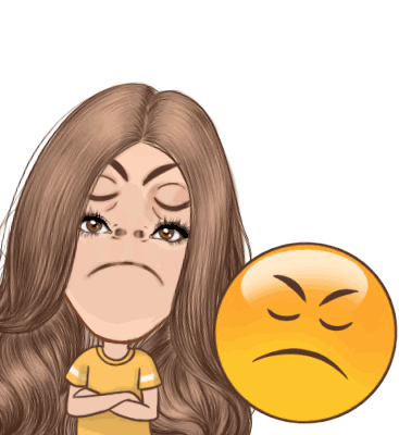 Angry Grumpy Sticker - Angry Grumpy Rage Stickers