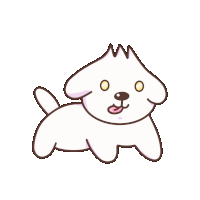 Doggo Run Cute Doggo Sticker
