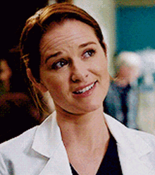 Greys Anatomy April Kepner GIF - Greys Anatomy April Kepner I Dont Think So GIFs