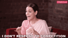 I Dont Respond To Competition Dia Mirza GIF - I Dont Respond To Competition Dia Mirza Pinkvilla GIFs