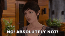 No Absolutely Not GIF - No Absolutely Not Alice Cullen GIFs