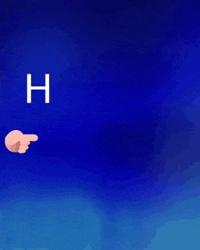 a blue background with a hand pointing at the words " herkese salam "