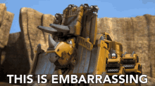 This Is Embarrassing Dozer GIF - This Is Embarrassing Dozer Dinotrux GIFs