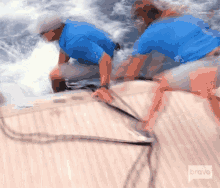 Fall Into The Water Below Deck GIF - Fall Into The Water Below Deck Oops GIFs