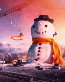 Snowman Winter GIF