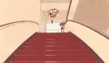 Anime Clumsy GIF - Anime Clumsy Falling Down Stairs GIFs