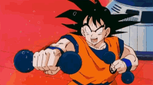 Dbz Goku GIF - Dbz Goku Exercise GIFs