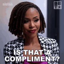 Is That A Compliment Andi GIF - Is That A Compliment Andi Andrea Barnes GIFs