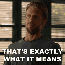 Thats Exactly What It Means Danny Mcnamara GIF - Thats Exactly What It Means Danny Mcnamara Blood And Treasure GIFs