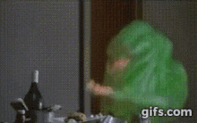 Slimer Ghostbusters GIF - Slimer Ghostbusters Eating GIFs