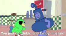 Sublo And Tangy Mustard Meme GIF - Sublo And Tangy Mustard Meme You Just Got GIFs