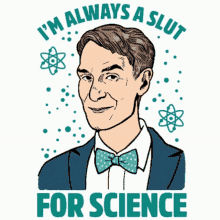 Im Always A Slut For Science Wink GIF - Im Always A Slut For Science Wink Smile GIFs