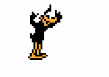 daffy duck looney tunes gameboy color pixel food