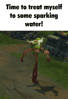 lol league of legends ivern champion sparking water