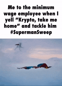 a meme that says " me to the minimum wage employee when i yell krypto "