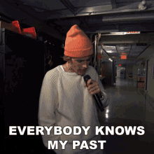 Everybody Knows My Past Justin Bieber GIF - Everybody Knows My Past Justin Bieber Lonely Song GIFs
