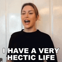 I Have A Very Hectic Life Tracy Kiss GIF - I Have A Very Hectic Life Tracy Kiss My Life Is Very Hectic GIFs