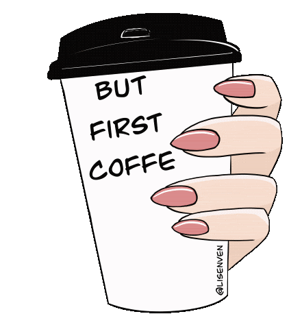 Coffee But First Coffee Sticker - Coffee But First Coffee Hands Stickers