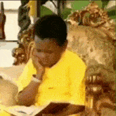 African Kid Thinking GIF