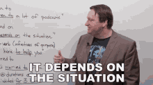 It Depends On The Situation Alex GIF - It Depends On The Situation Alex Engvid GIFs