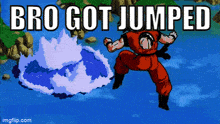 cooler goku jumped clapped