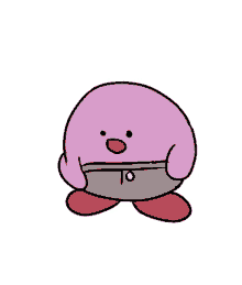 Kirby Wedgie GIF - Kirby Wedgie Pink GIFs