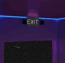 exit space shooting star
