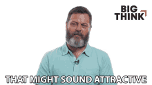That Might Sound Attractive Nick Offerman GIF - That Might Sound Attractive Nick Offerman Big Think GIFs