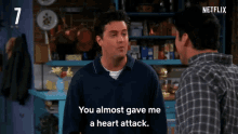 Chandler Heart Attack Matthew Perry GIF