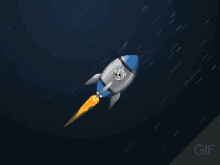 Bosscat To The Moon GIF