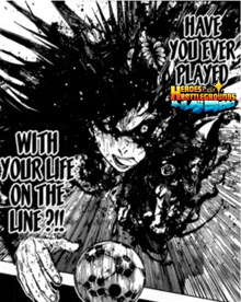a black and white poster that says " have you ever played with your life on the line ? "