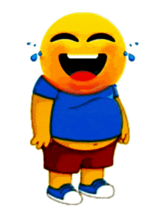 a yellow smiley face with tears coming out of it 's eyes