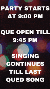 Que Open Qued Song GIF - Que Open Qued Song Party Timing GIFs