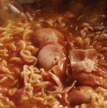 Budaejjigae Ramyun Noodle GIF - Budaejjigae Ramyun Noodle Food GIFs