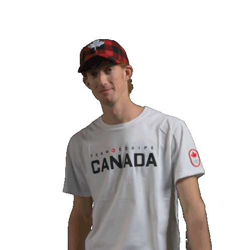 Hi There Evan Dunfee Sticker - Hi There Evan Dunfee Team Canada Stickers