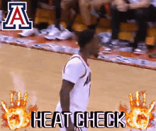 courtney ramey heat check on fire arizona wildcats basketball ramey on fire