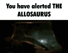 the allosaurus allo islecord the isle you have alerted