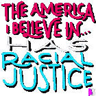 The America I Believe In Reproductive Rights Sticker - The America I Believe In Reproductive Rights Racial Justice Stickers