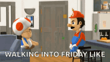 Mario Luigi GIF - Mario Luigi Toad GIFs