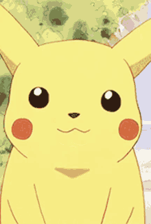 pokemon pikachu cute smile