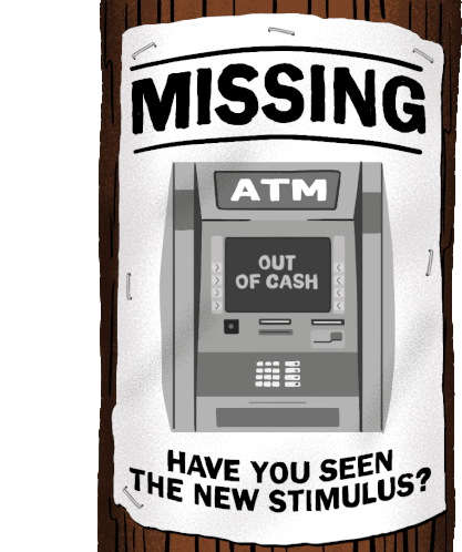 Stimulus Check Missing Sticker - Stimulus Check Missing Atm Stickers