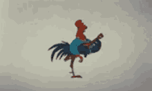 oodalolly oodelolly rooster guitar happy