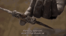 thanos perfectly balanced mini dagger